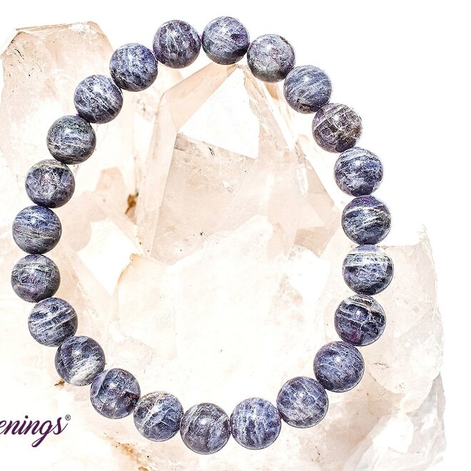 Iolite (Water Sapphire) Bracelet-7-8mm
