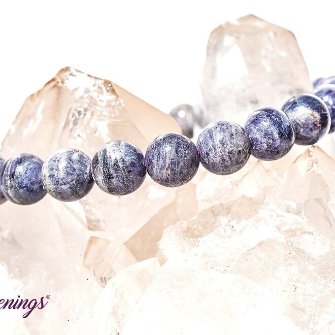 Iolite (Water Sapphire) Bracelet-7-8mm