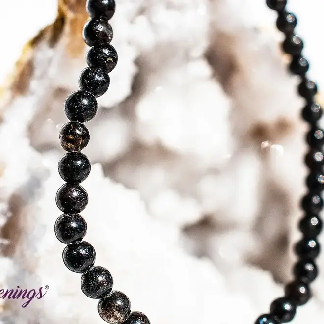 Arfvedsonite Bracelet - 4mm