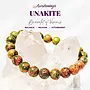 Unakite Jasper Bracelet-8mm
