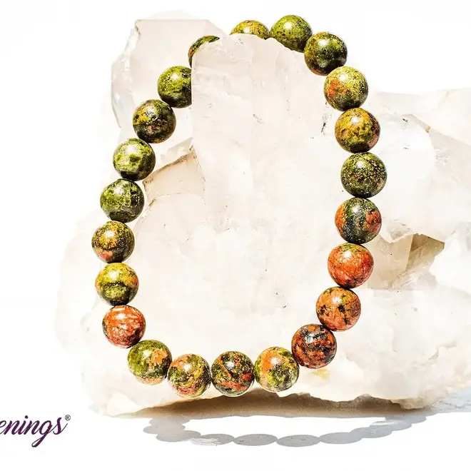 Unakite Jasper Bracelet-8mm