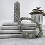 Kiwi Jasper/Amazon River Stone Bracelet- 8mm