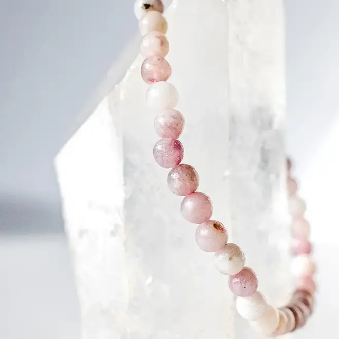 Ruby Jade Bracelet-4mm