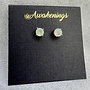 Ethiopian Opal Earrings- 6mm Faceted Stud Sterling Silver
