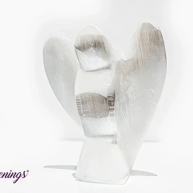 Selenite/Satin Spar Angel-Medium