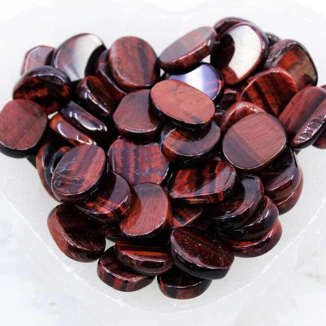 Red Tigers Eye Flat Stone - Mini Slice Slab