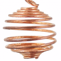 Gold Crystal Spiral Cage Pendant Crystal Holder