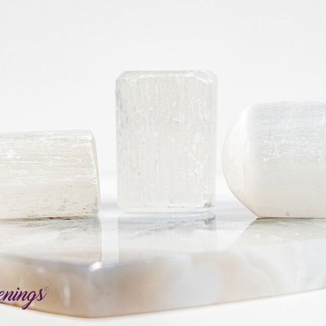 Selenite (Satin Spar Gypsum) - Tumbled