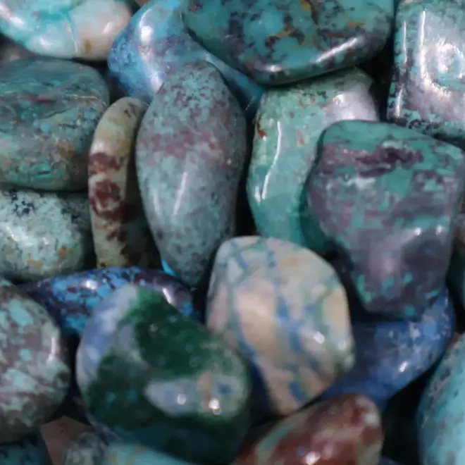 Chrysocolla - Tumbled