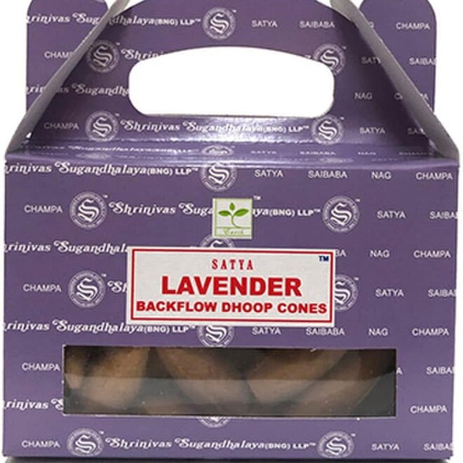 Satya Lavender Backflow Dhoop Cones