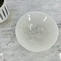 Selenite (Satin Spar Gypsum) Round Charging Bowl - 4" Dish