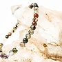 African Bloodstone Seftonite (Heliotrope) Bracelet-4mm