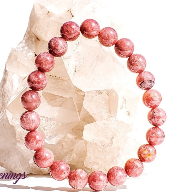 Strawberry Quartz Bracelet- 8mm