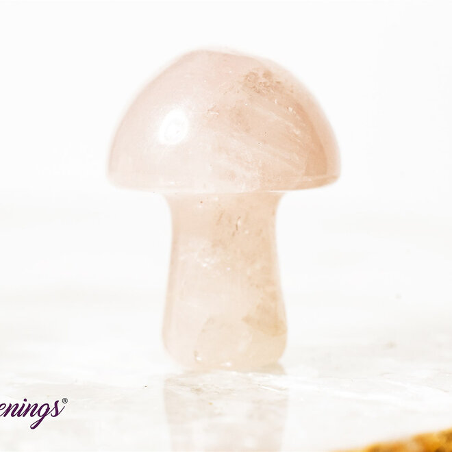 Rose Quartz Mushrooms - Mini