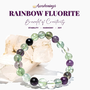 Rainbow Fluorite Bracelet- 8mm