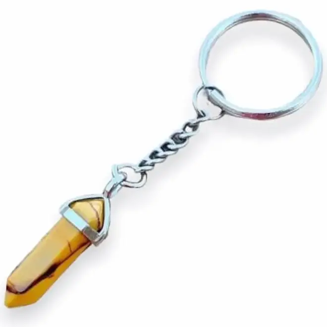Mookaite Jasper Double Point Keychain