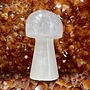 Selenite/ Satin Spar Medium Mushroom