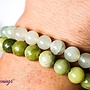 Chinese Green Jade Bracelet - 8mm