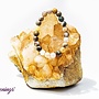 Bamboo Leaf Agate Bracelet-8mm