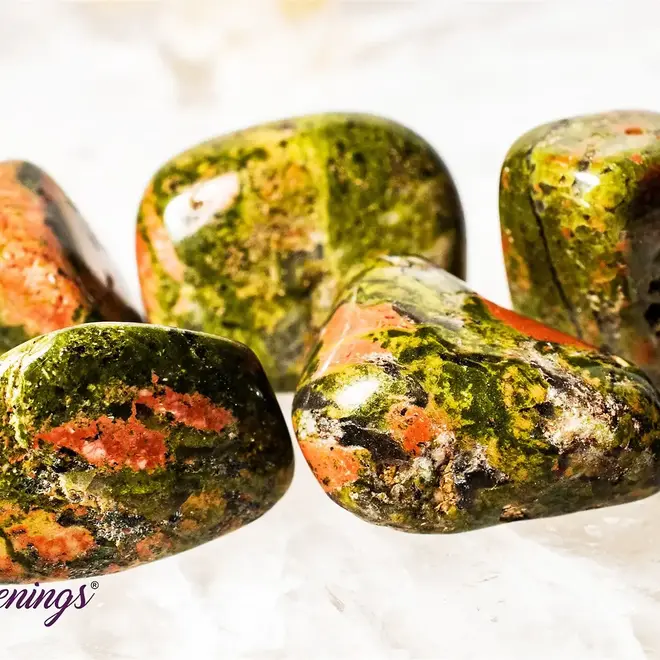 Unakite Jasper - Tumbled