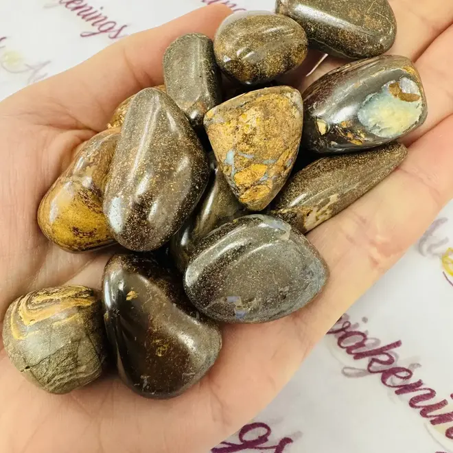 Boulder Opal - Tumbled