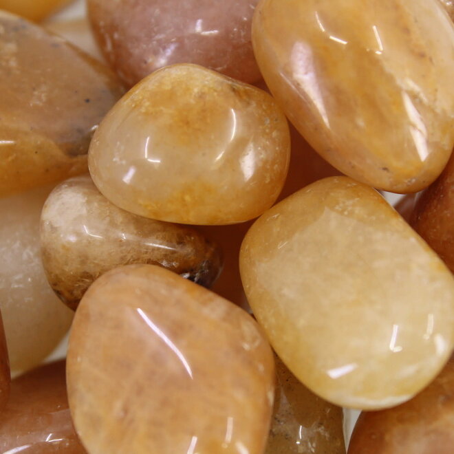 Yellow Quartz - Tumbled