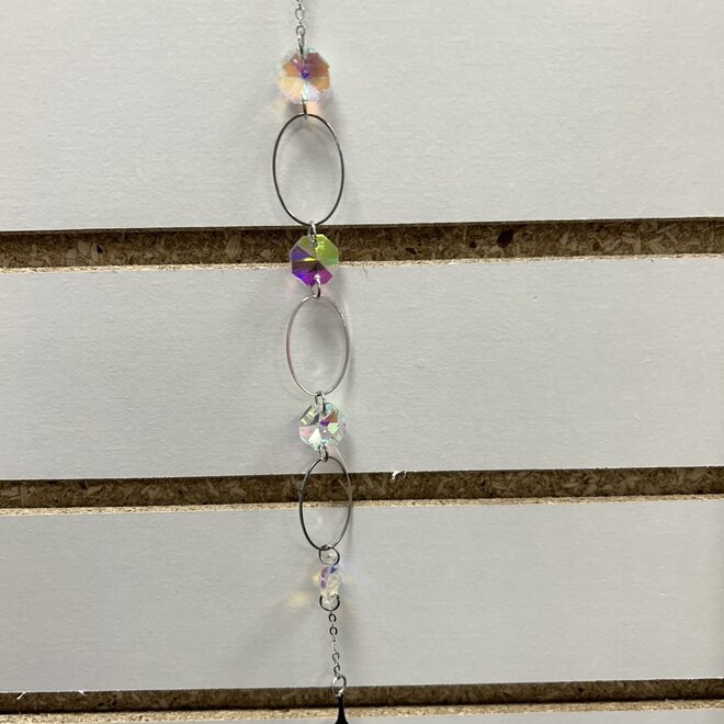Prism Suncatcher Poppy Flower - Window Mirror