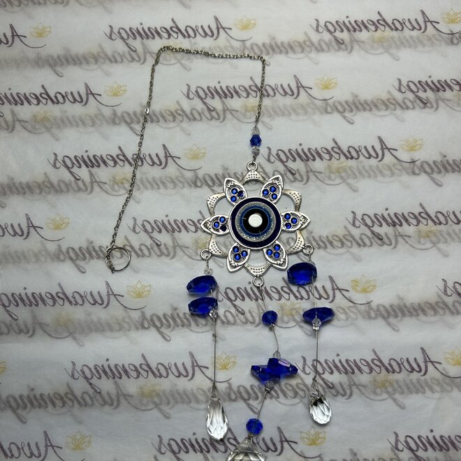 Evil Eye Suncatcher- Flower