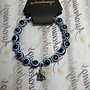 Evil Eye Turtle Charm Mens Bracelet