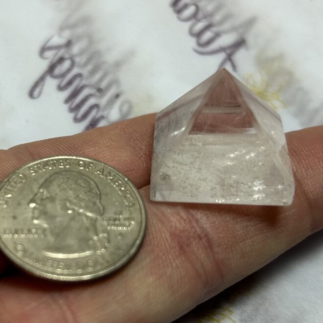 Small Clear Quartz Pyramid