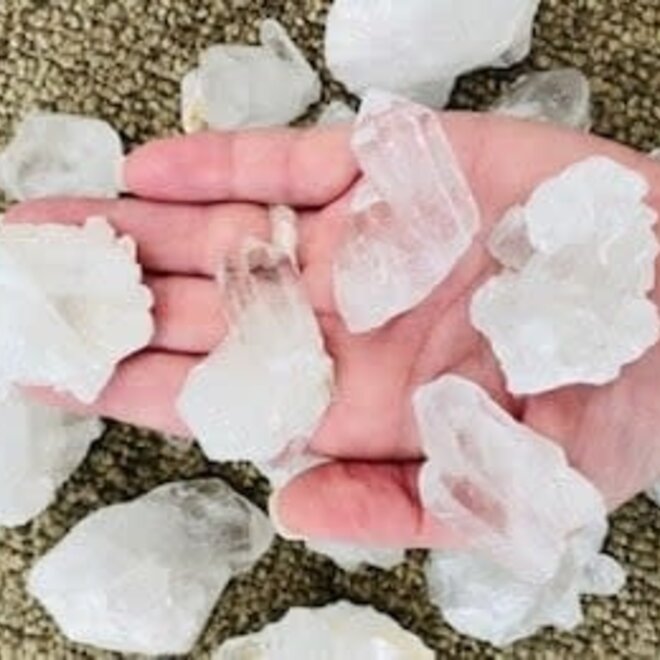 Clear Quartz Cluster/ Point -Small (0.5-1.5") Rough Raw Natural