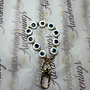Evil Eye Children's Wrist Lanyard - White