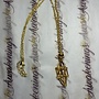 Wire Necklace Crystal Cages - Medium- Gold Alloy