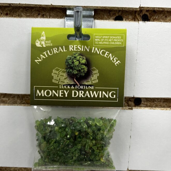 Money Drawing Resin Incense - Wolf Spirit