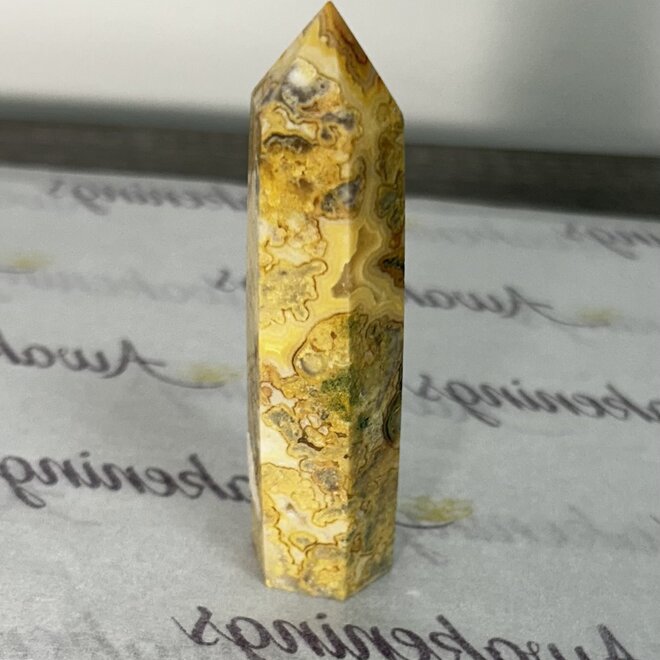 Crazy Lace Agate Tower/Point/Generator - Medium (3-5")