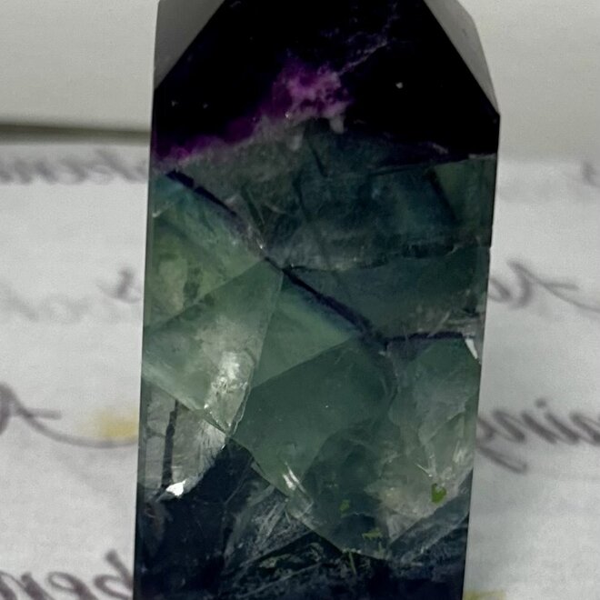 Rainbow Fluorite Tower/Generator -Medium 3-4"