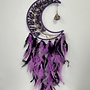 Amethyst -Crescent Moon Tree of Life Dream Catcher