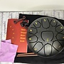 Steel Tongue Drum 6''  Handpan Drum Black Set With Carry Bag