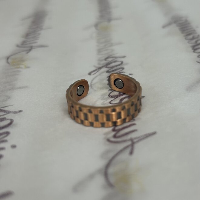 Magnetic Copper Ring Grid Style