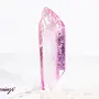 Pink Aura Clear Quartz Points