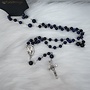 Blue Tigers Eye Rosary Local Hand Made