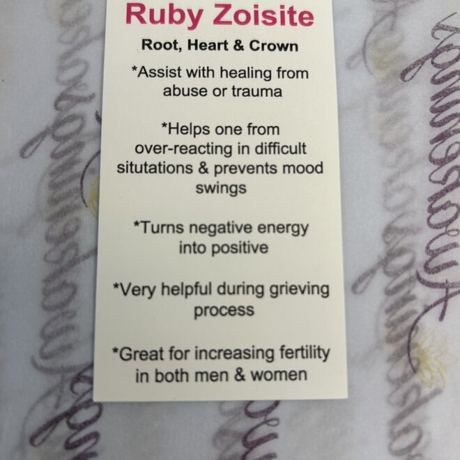Ruby Zoisite Tower Point Generator - Medium (3-5")