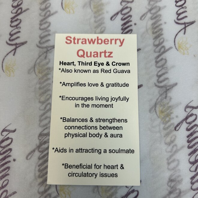 Strawberry Quartz Pyramid
