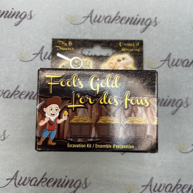 Fools Gold (Pyrite) Excavation Kit 8 & up