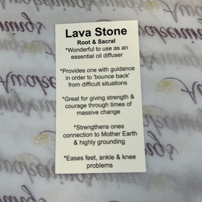 Chakra Oil Diffuser with Lava Parachute Bracelets - 8mm