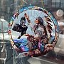 Native American Woman & Eagle Suncatcher 8X8 Acrylic