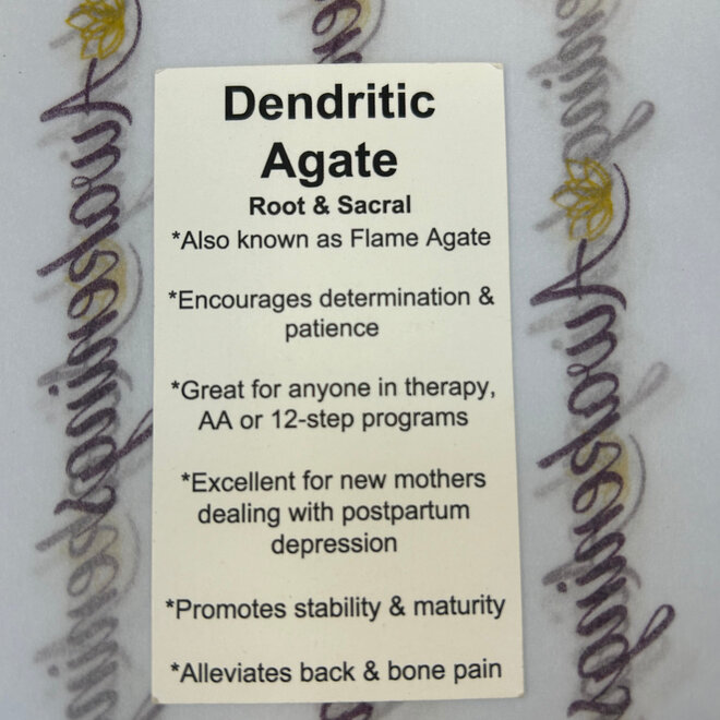 Dendritic Agate - Tumbled