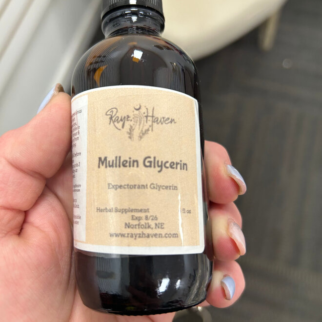 Rayz Haven Mullein Glycerin- Expectorant 4 fl. oz