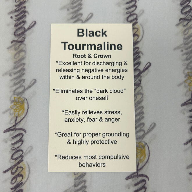 Black Tourmaline in Clear Quartz (Tourmalated Tourmalinated Rutilated Quartz) -  Raw 7oz