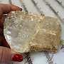 Raw Selenite Slab  (Satin Spar Gypsum)- XL